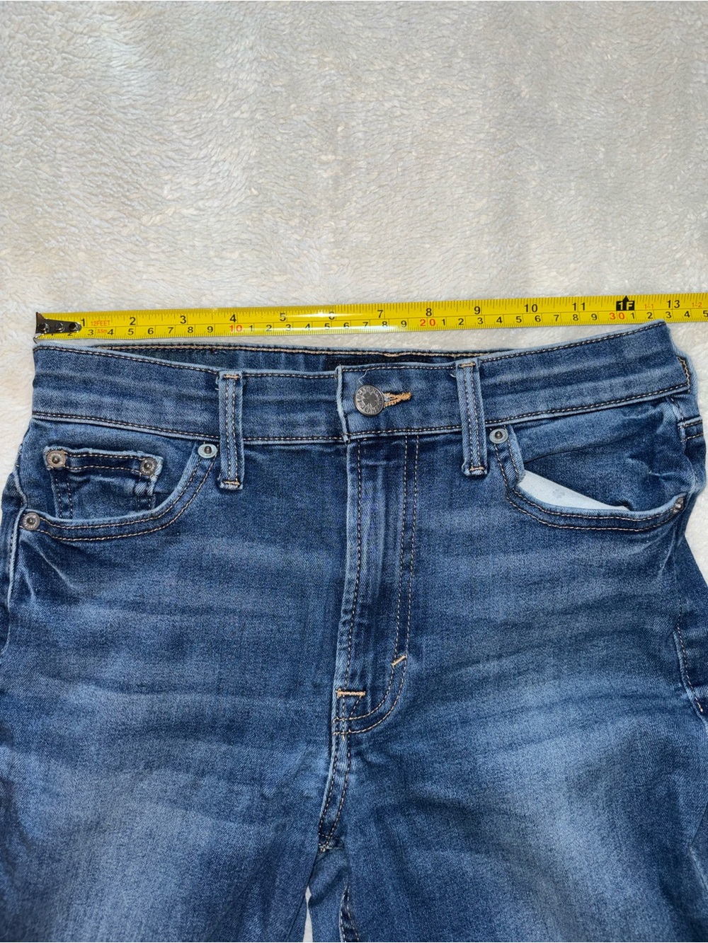 Lucky Brand Dark Wash Blue Distressed Bridgette Skinny Jeans - Picture 4 of 9